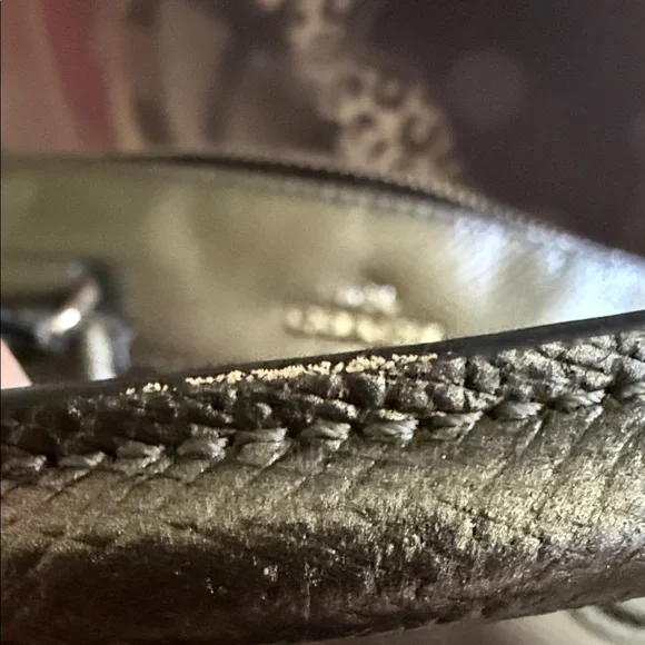 Coach Metallic Silver Handbag - Picture 7 of 7